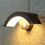 Matte Black Integrated LED Outdoor Bulkhead Light with Dusk to Dawn