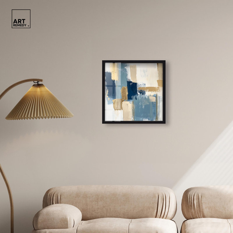 Décoration murale Striations Shadowbox, H 21 po x l 21 po, Structure noire