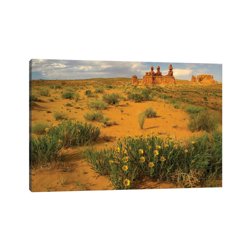 The Three Judges, Goblin Valley State Park, Utah by Tim Fitzharris - Gallery-Wrapped Canvas Giclée on Canvas, Canvas