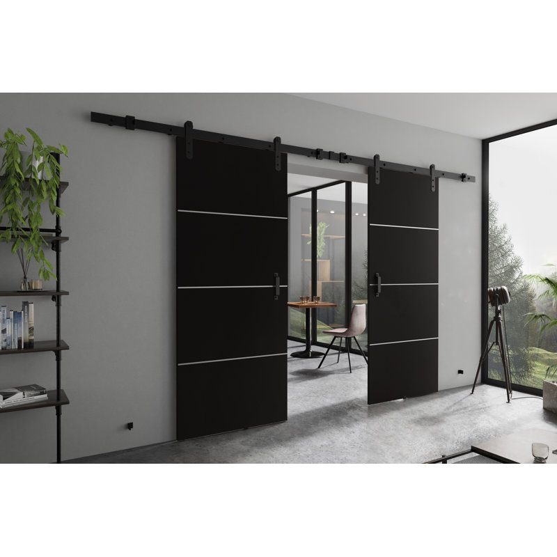 Door, Black, 212cm x 205cm