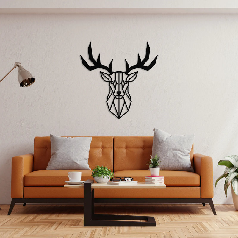 Rustic Wall Decor on Metal, 76cm H x 75cm W x 1.5cm D
