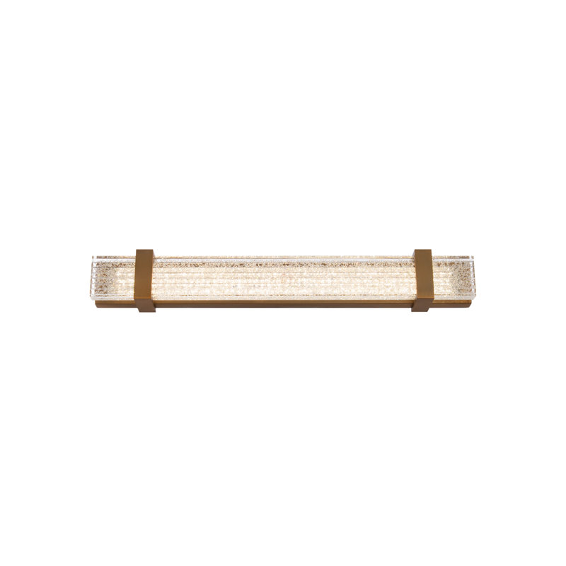 Verandah 1 - Light LED Vanity Light, Aged Brass