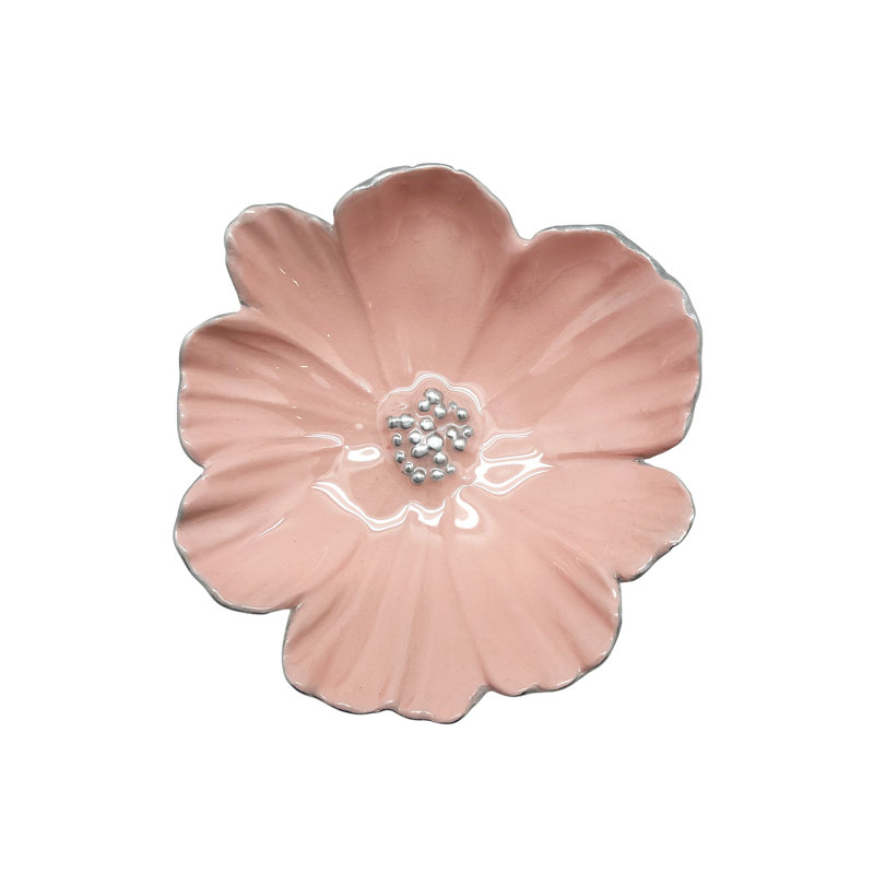 Garden Party Aluminum Candy / Nut Bowl, Peach