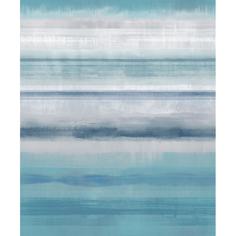 Skye Stripe Wallpaper, Turquoise