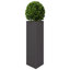 Williston Forge Garden Planter Triangular Corten Steel-183412613-183412621