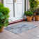 Machine Washable Indoor/Outdoor Claudian ACN1630 Blue Rug