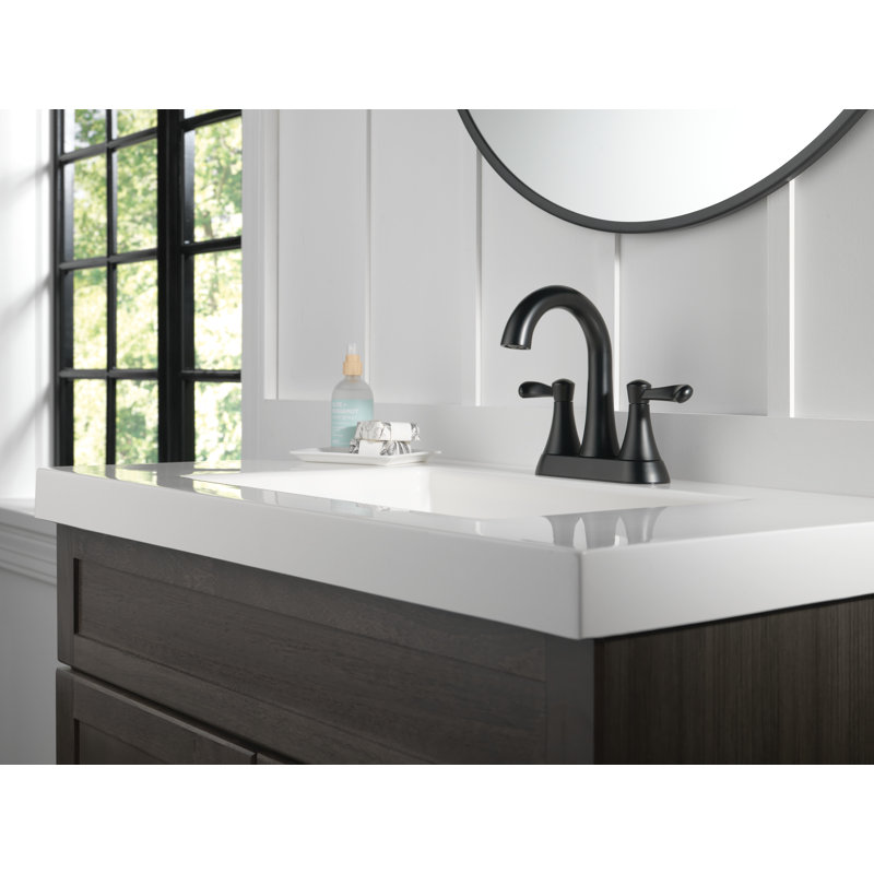 Robinet de salle de bain Esato, Noir mat