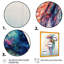 Art coloré sur toile, méduse colorée Deepsea IV-87344416-87344415-119183589