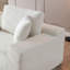 Canapé modulaire modulaire avec assise profonde, tissu en velours côtelé, porte-gobelets, ports USB, boîte de rangement et repose-pieds mobile pour le salon, aucun assemblage requis-1692742145