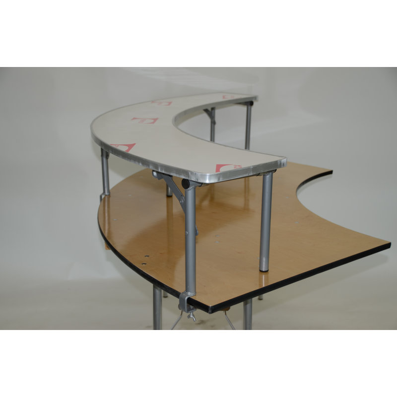 Élévateur de bar demi-cercle WFT 60 po (arche extérieure 92 po, bout à bout 84 po), Blanc