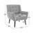 Modern Soft Material Ergonomics Accent Chair Living Room Chair Bedroom Chair Home Chair With Black Legs For Indoor Home,Upholstered,Soft And Durable-116789391