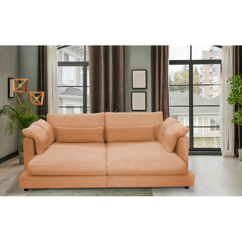 3 Seater Sleeper, Orange