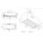59'' x 31.5'' Freestanding Whirlpool Acrylic Bathtub with Faucet