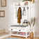 Modern Hall Tree with Bench and Shoe Storage
