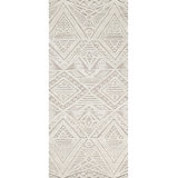Bariloche Wool Geometric Area Rug in Ivory
