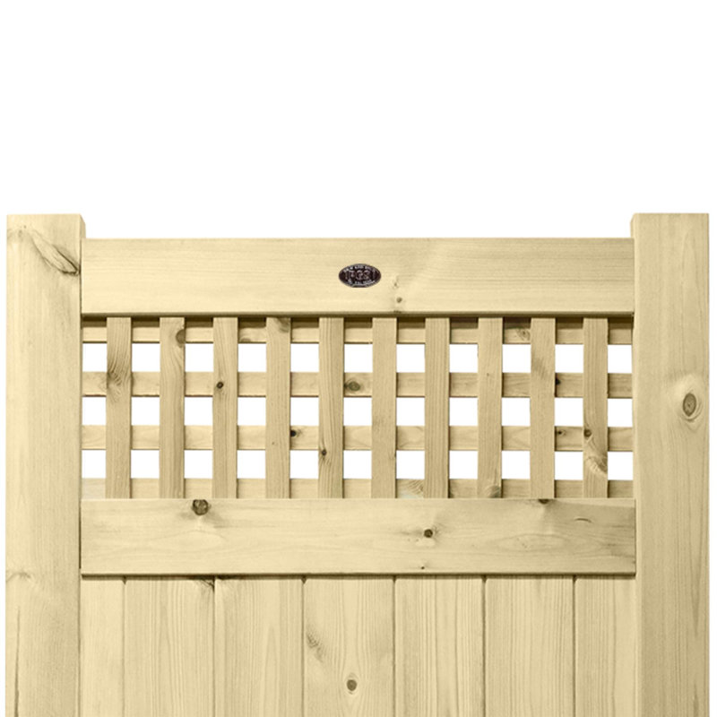 Halona Pressure Treated (Tanalised) Wood Gate, 150cm H x 120cm W x 4.5cm D