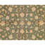 High-Quality Hand-Knotted Olive Green Area Rug
