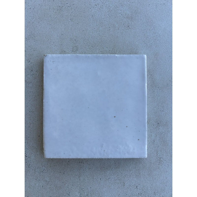 Carreaux Gleeze Bianco 4 x 4, Crème / Blanc