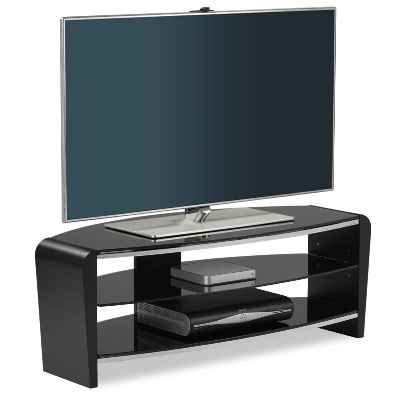 Baily Unfinished TV Stand for TVs up to 60", Black, 140cm