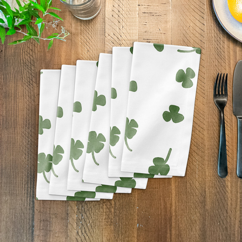 Danush Cotton Floral Square Napkin