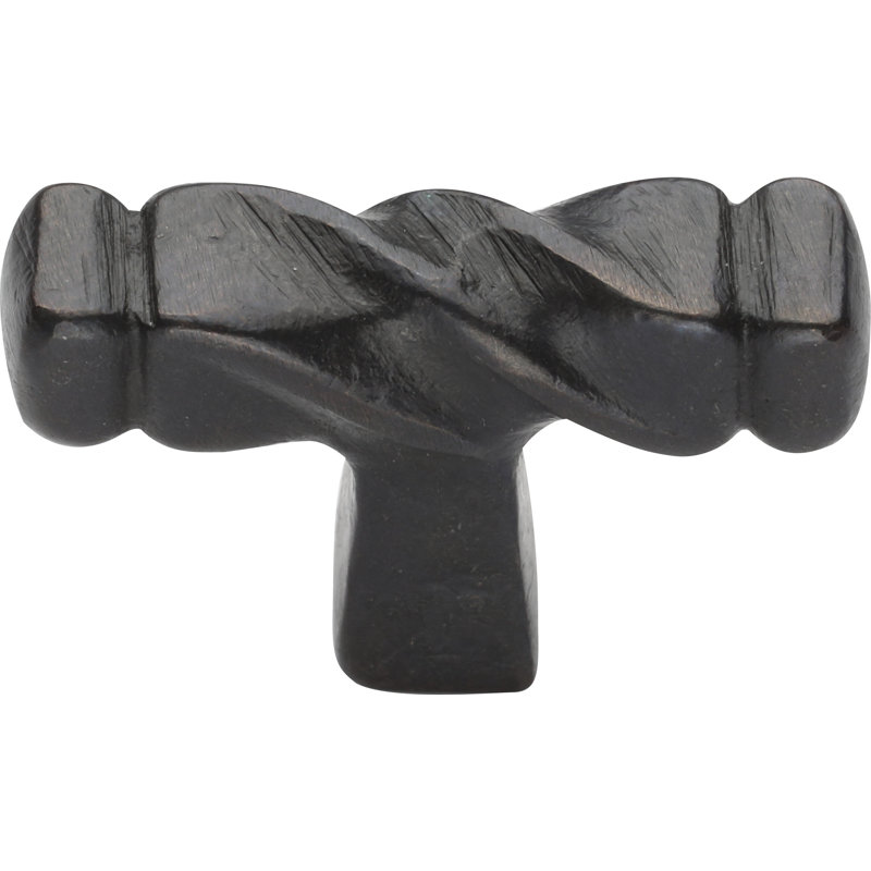 Bouton d'armoire Twist Stick, Bronze foncé