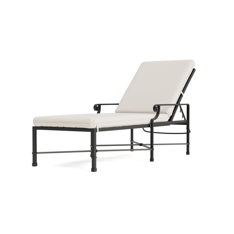 Venetian Outdoor Chaise Lounge, Fusion Moccasian, Dove Smooth