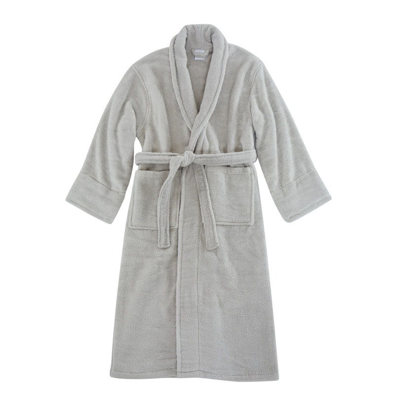 Borghese Roma Luxe Cotton Zero Twist Bath Robe in Small/Medium in Gift Box