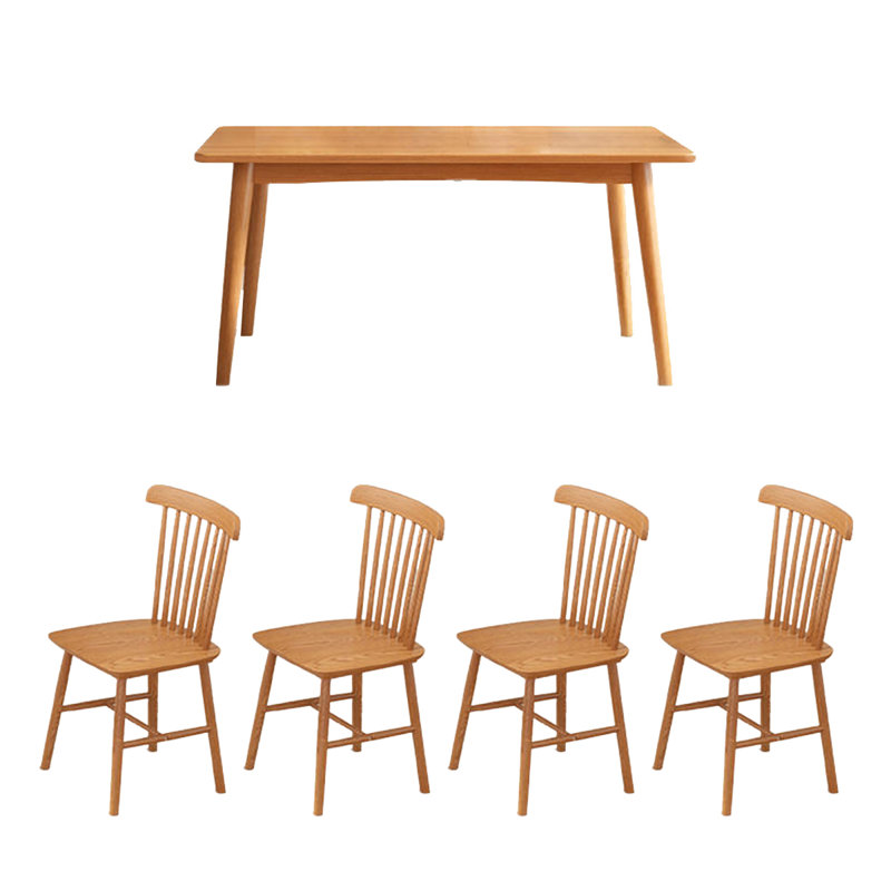 Ensemble de salle à manger rectangulaire l 31,5 po, H 29,53 po x L 55,12 po x l 31,5 po