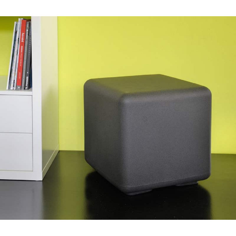 Gribbin Square Outdoor Side Table - 43 cm W 43 cm D, Anthracite