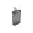 Durable Storage Box Set (24 Ps), Anthracite | 100% BPA Free Plastic, Double Lid Design | Includes 8 Boxes: 3.5 x 7.5 x 9.3 in (2800 ml), 3.5 x 7.5 x 6.7 in (2000ml), 3.5 x 7.5 x 4.9 in (1400ml) | Dishwasher Safe, Perfect for Organizing Home & Office