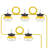 50FT Construction String Work Lights 50W 5000LM Connectable Waterproof