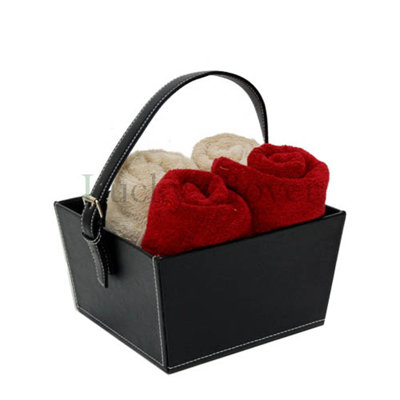 Faux panier en cuir Baderbräu