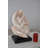 Vishakan Mother and Child Marble Sculpture mounted on carousel base  12" x 11" x 19"H