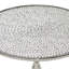Table d'appoint en aluminium et aluminium