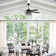 52" Torrie 5 - Blade Crystal Ceiling Fan with Remote Control and Light Kit Included