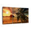 Hot Beach Sunset, ensemble de 3 pièces sur toile-1922968370