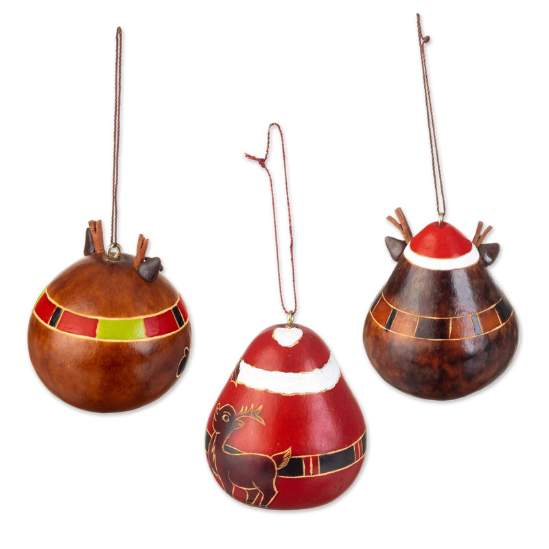 Ensemble de 3 décorations de Noël suspendues