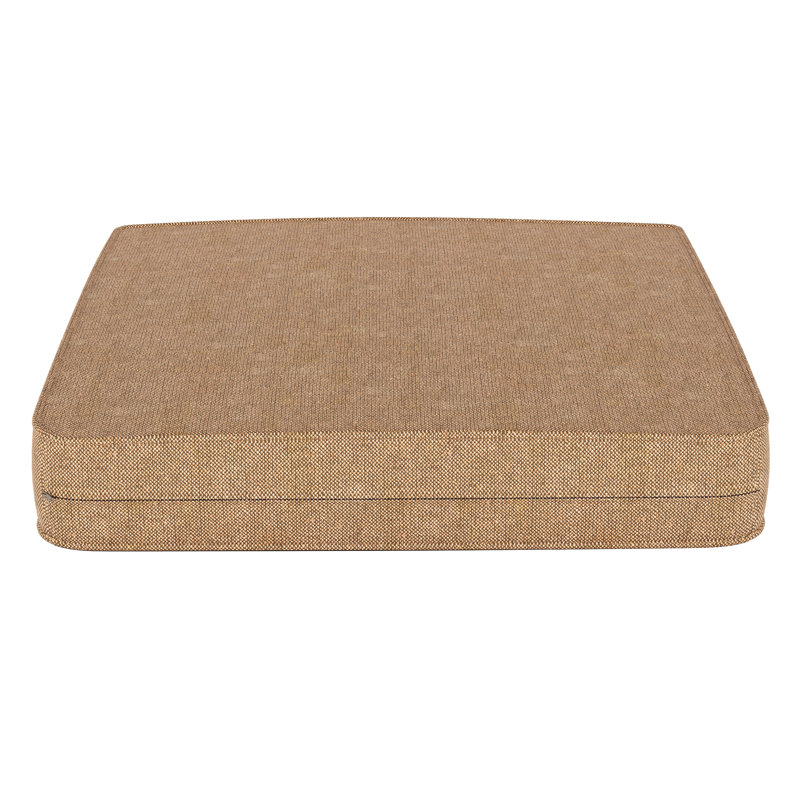Outdoor Sunbrella® Seat Cushion, Canvas Heather Beige Sunbrella® Canvas