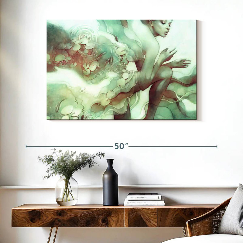 Leisha Lady Flood, 26" H x 39" W
