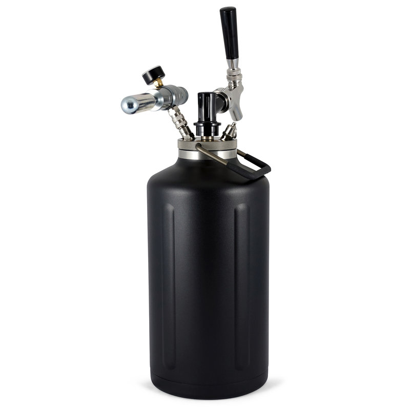 128 oz Growler, Noir