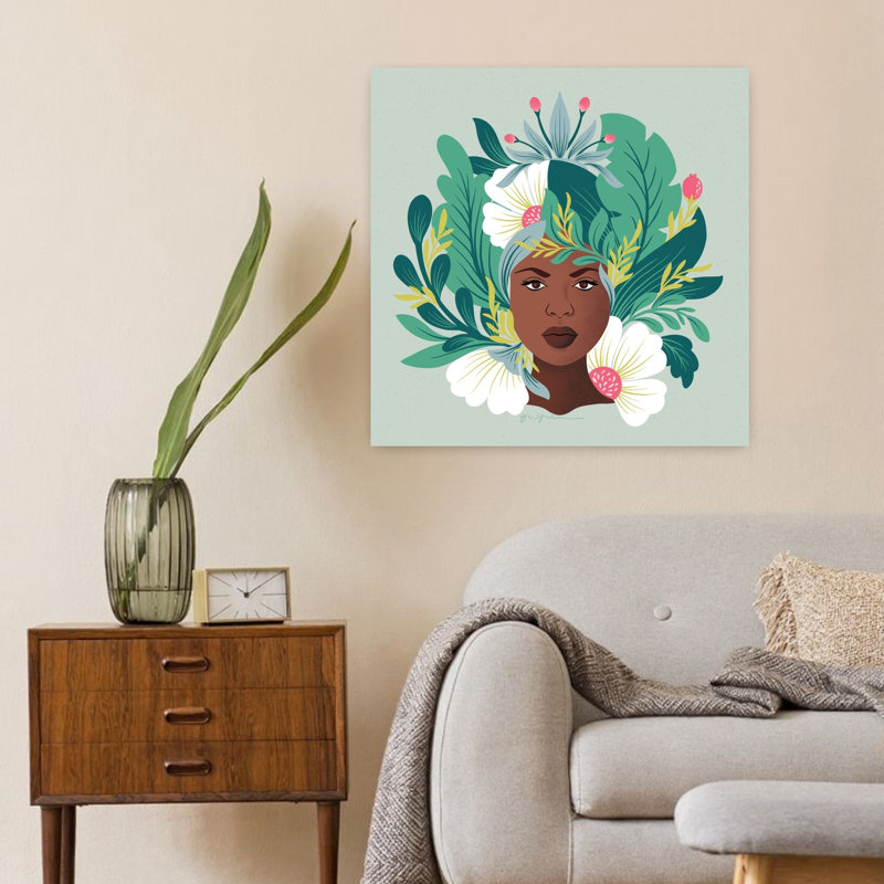 Lush Life VII, plante abstraite, art tropical, H 24 po x l 24 po