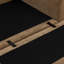 Canapé modulaire très large réversible en tissu 106 po Louvo-131234216
