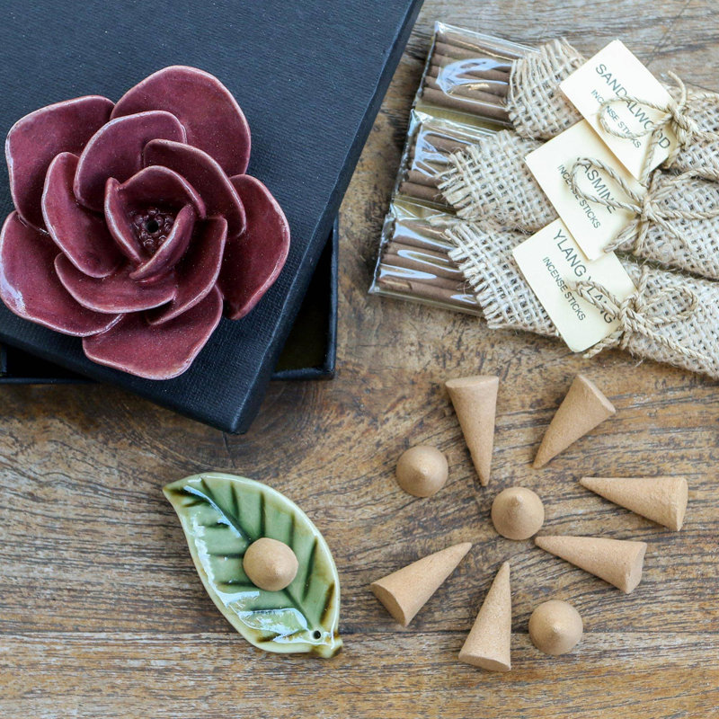 Coffret cadeau bourgogne rose et aromathérapie, Bourgogne