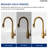 Dual Function Single Handle Pull Down Kitchen Faucet-126450216