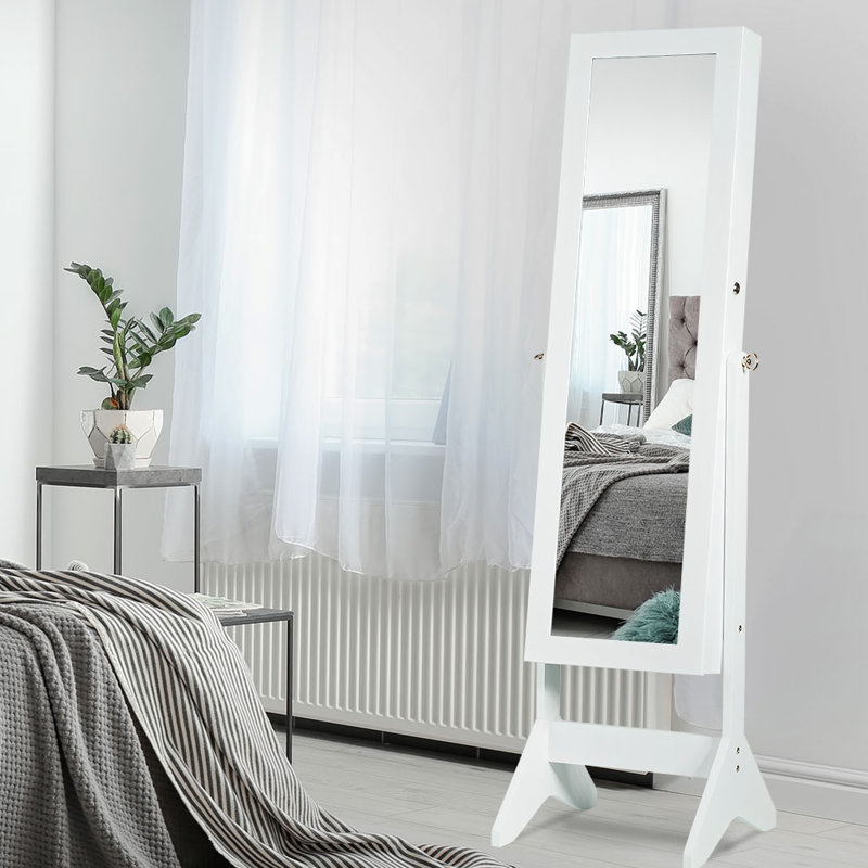 Armoire à bijoux avec miroir, Café