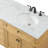 Rivers 72'' Double Bathroom Vanity with Carrara Marble Top-73360009