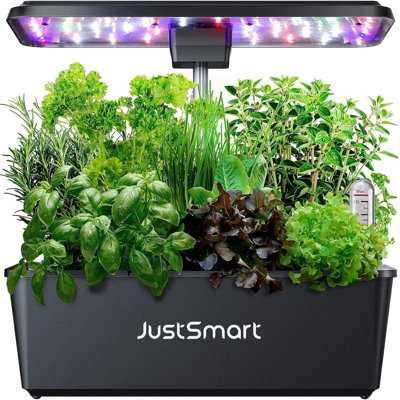Système de culture pour 12 plantes avec 12 plantes et 36 ampoules DEL