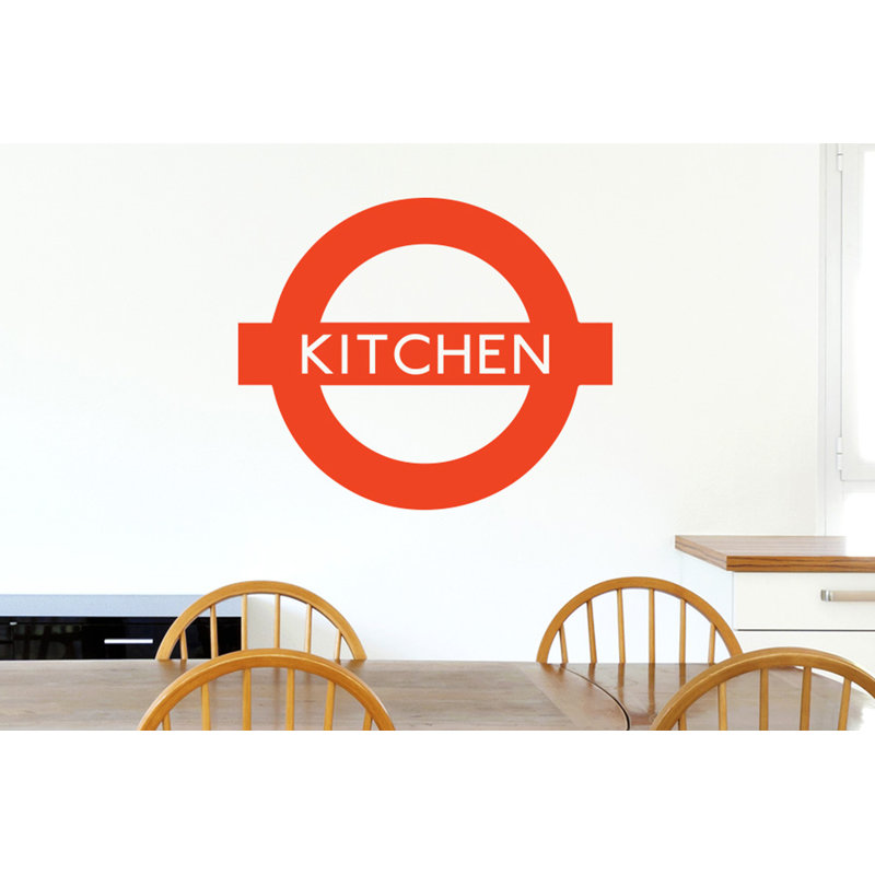 Wall Decal, Orange, Medium