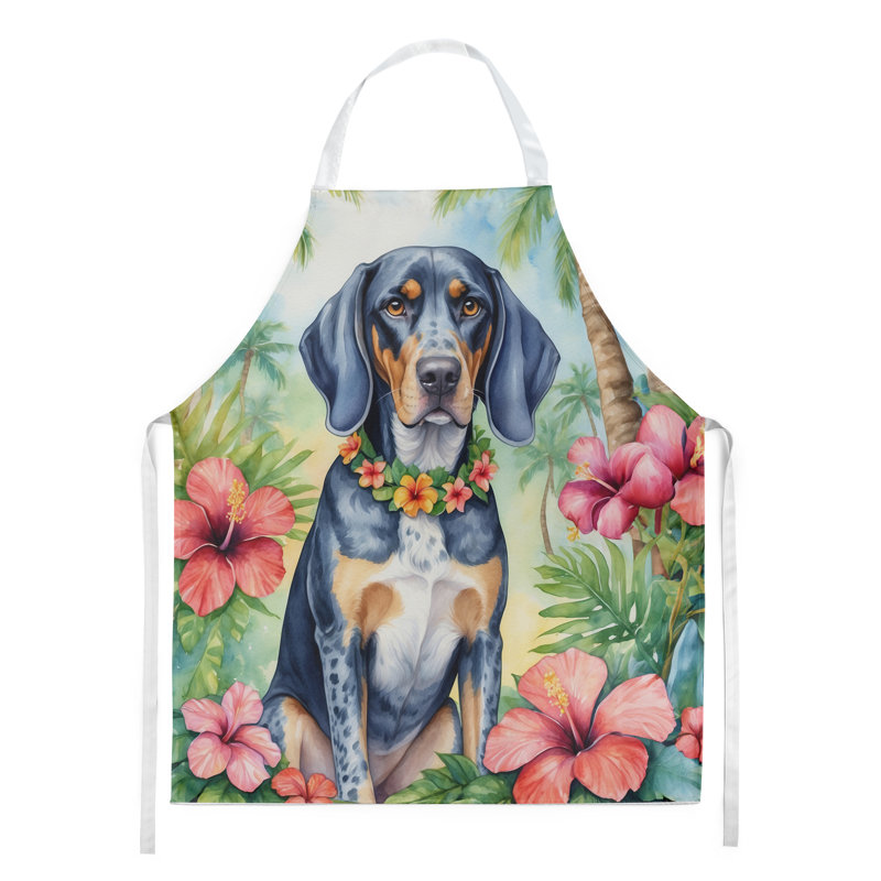Tablier Bluetick Coonhound Luau