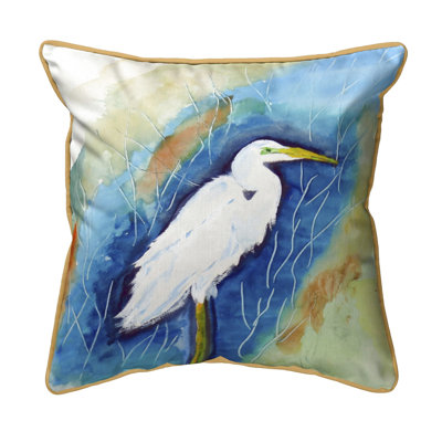 Coussin intérieur/extérieur Great Egret